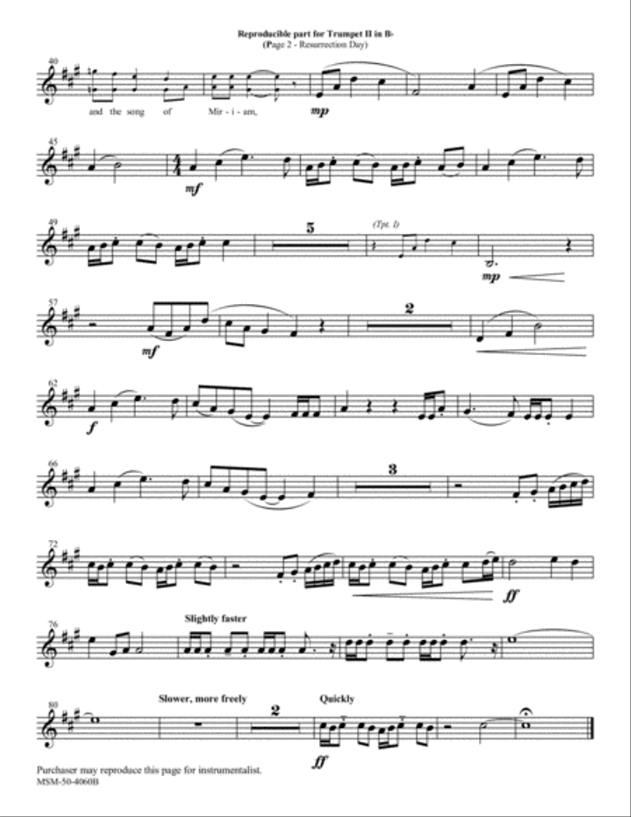 Resurrection Day Choir scores gallery preview page 6