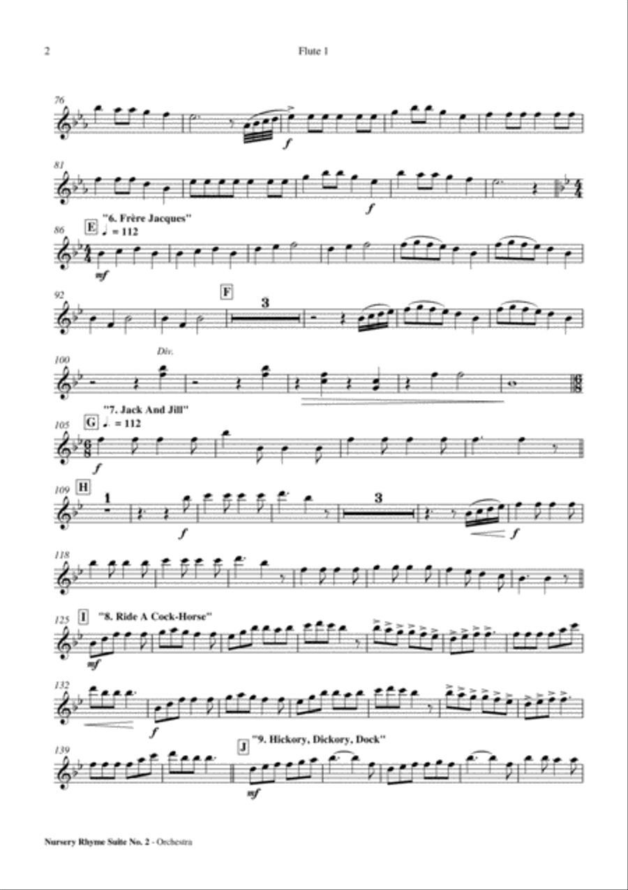 Nursery Rhyme Suite No. 2 - Orchestra Score and Parts Full Orchestra scores gallery preview page 6