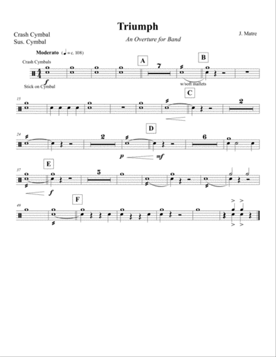 Triumph - An Overture for Band Concert Band scores gallery preview page 4
