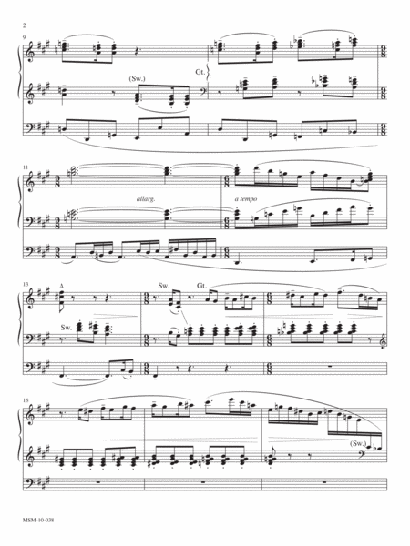Third Sonata for Organ