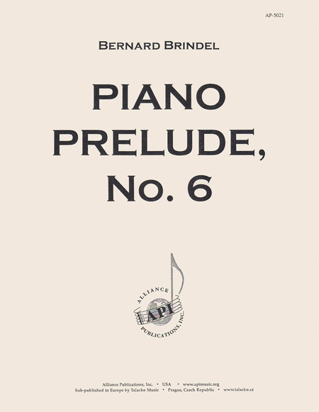 Piano Prelude, No. 6