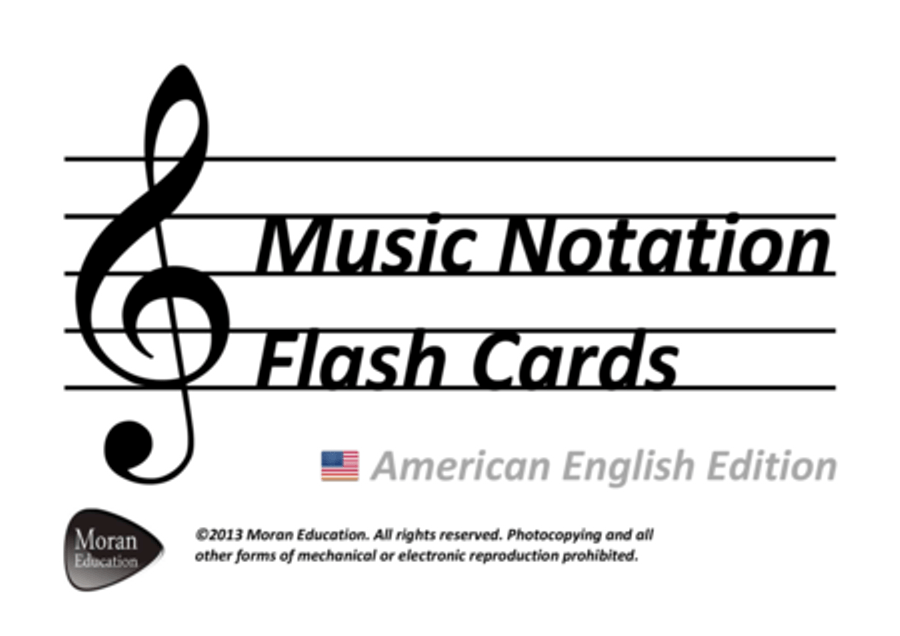 Music Notation Flash Cards (American English) Small Ensemble scores gallery preview page 1