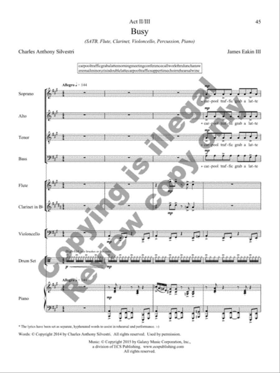 #twitterlieder (SATB Full Score) 4-Part scores gallery preview page 18