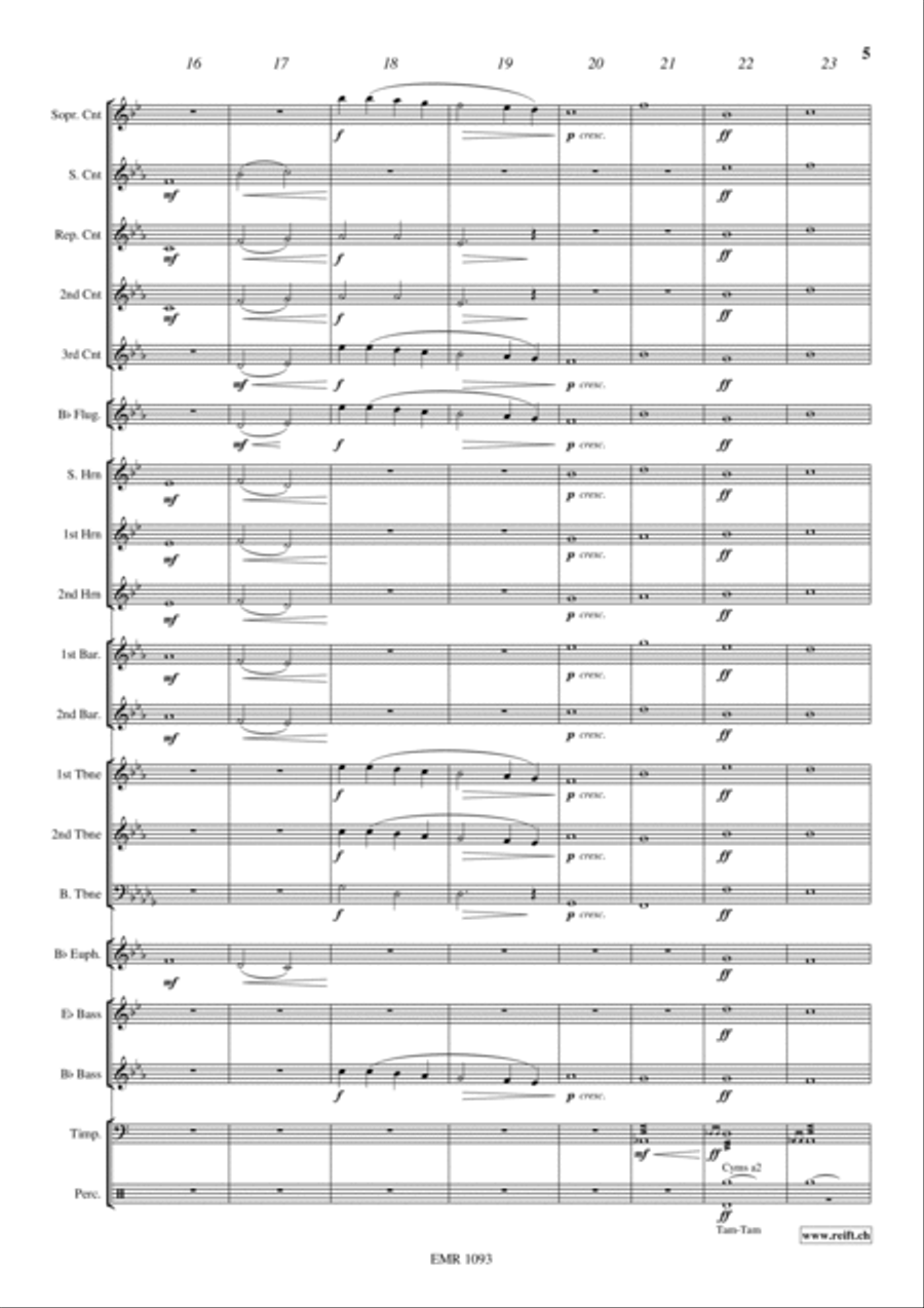 The Great Gate Of Kiev Brass Band scores gallery preview page 6