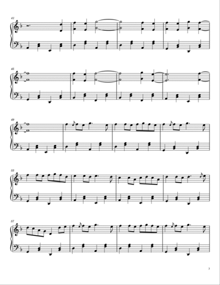 Fairytale Piano Solo scores gallery preview page 3