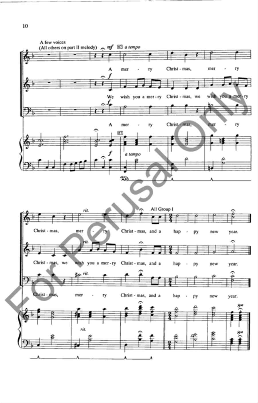 Sing Hey! Sing Ho! 3-Part scores gallery preview page 9