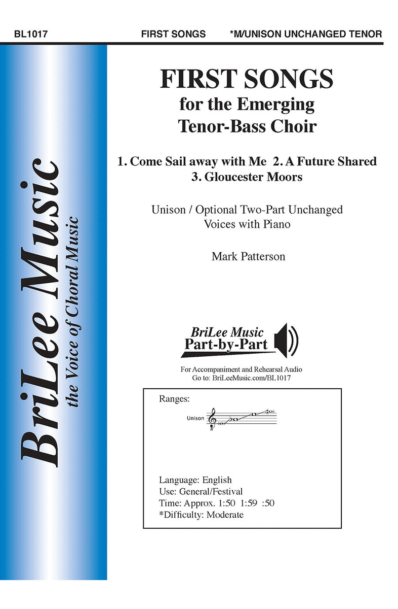 First Songs for Emerging Tenor-Bass Choir image number null