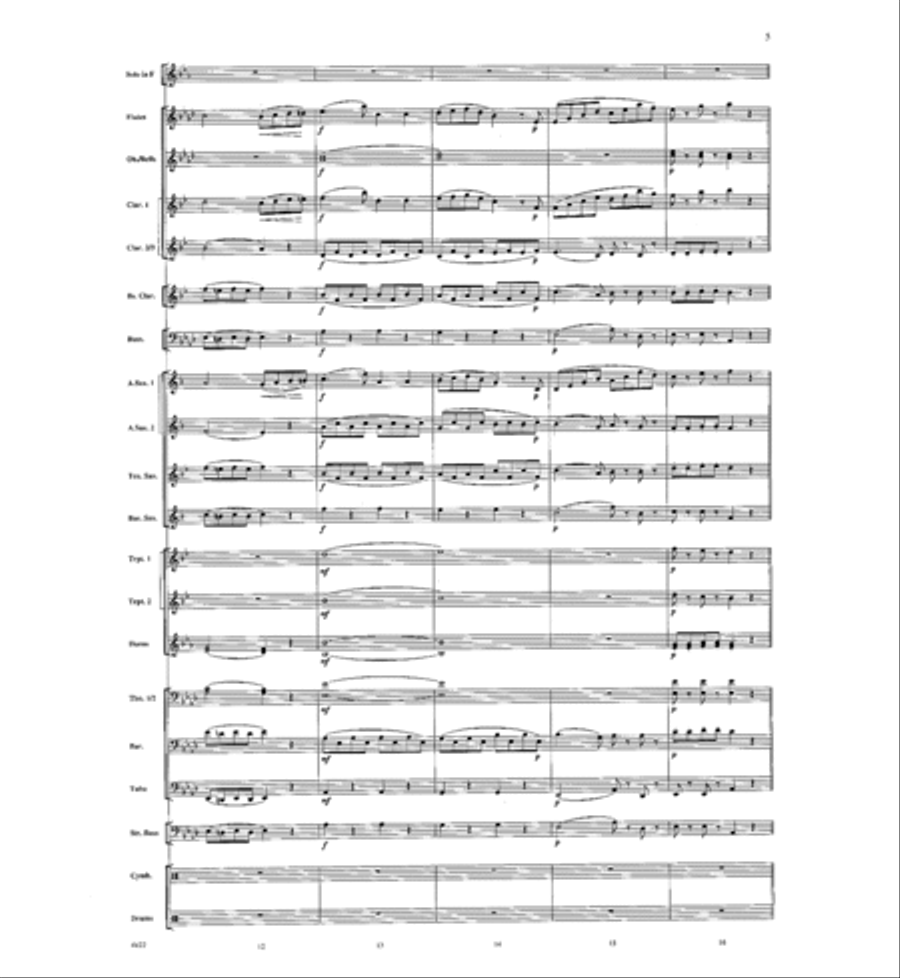 Romanza Concert Band scores gallery preview page 4
