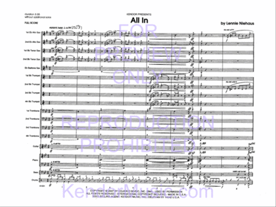 All In All In Jazz Ensemble scores gallery preview page 3