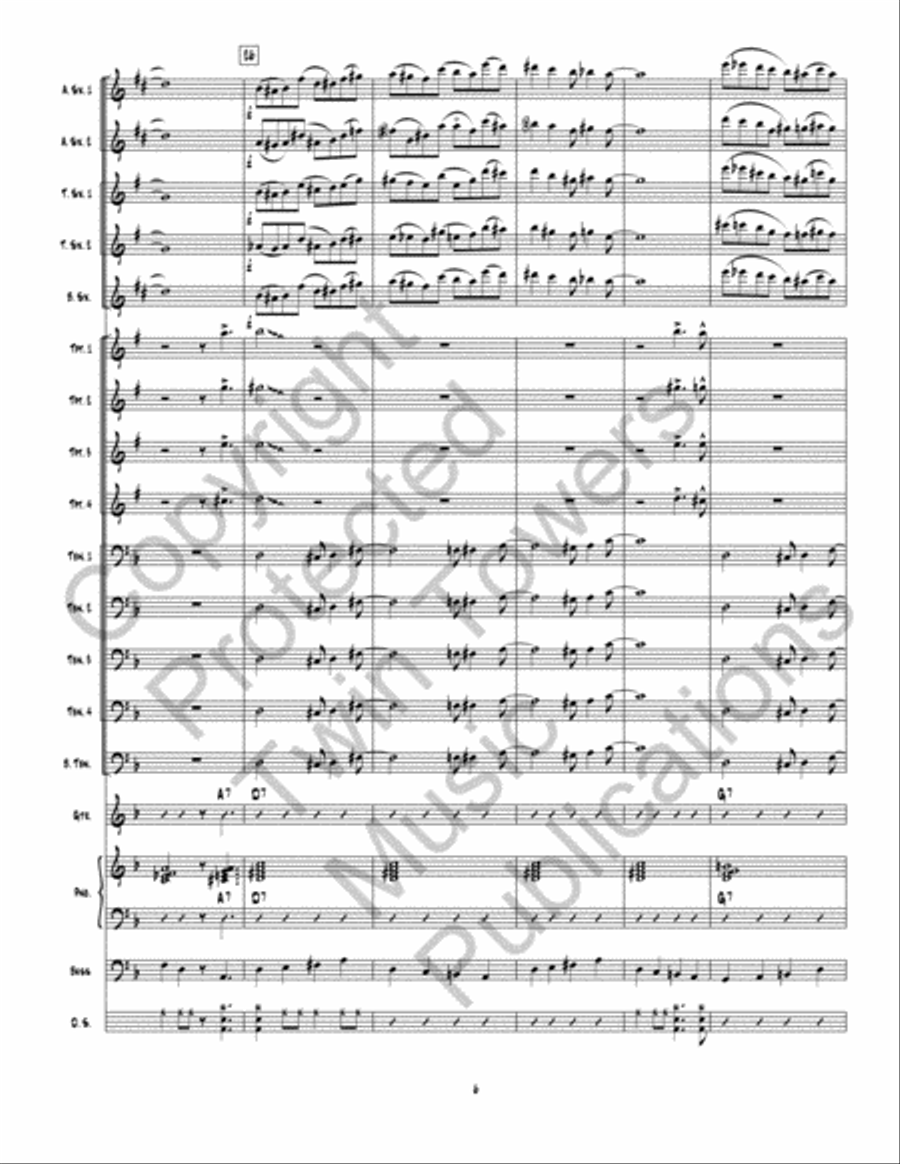 Sink Or Swim Sink Or Swim Jazz Ensemble scores gallery preview page 7