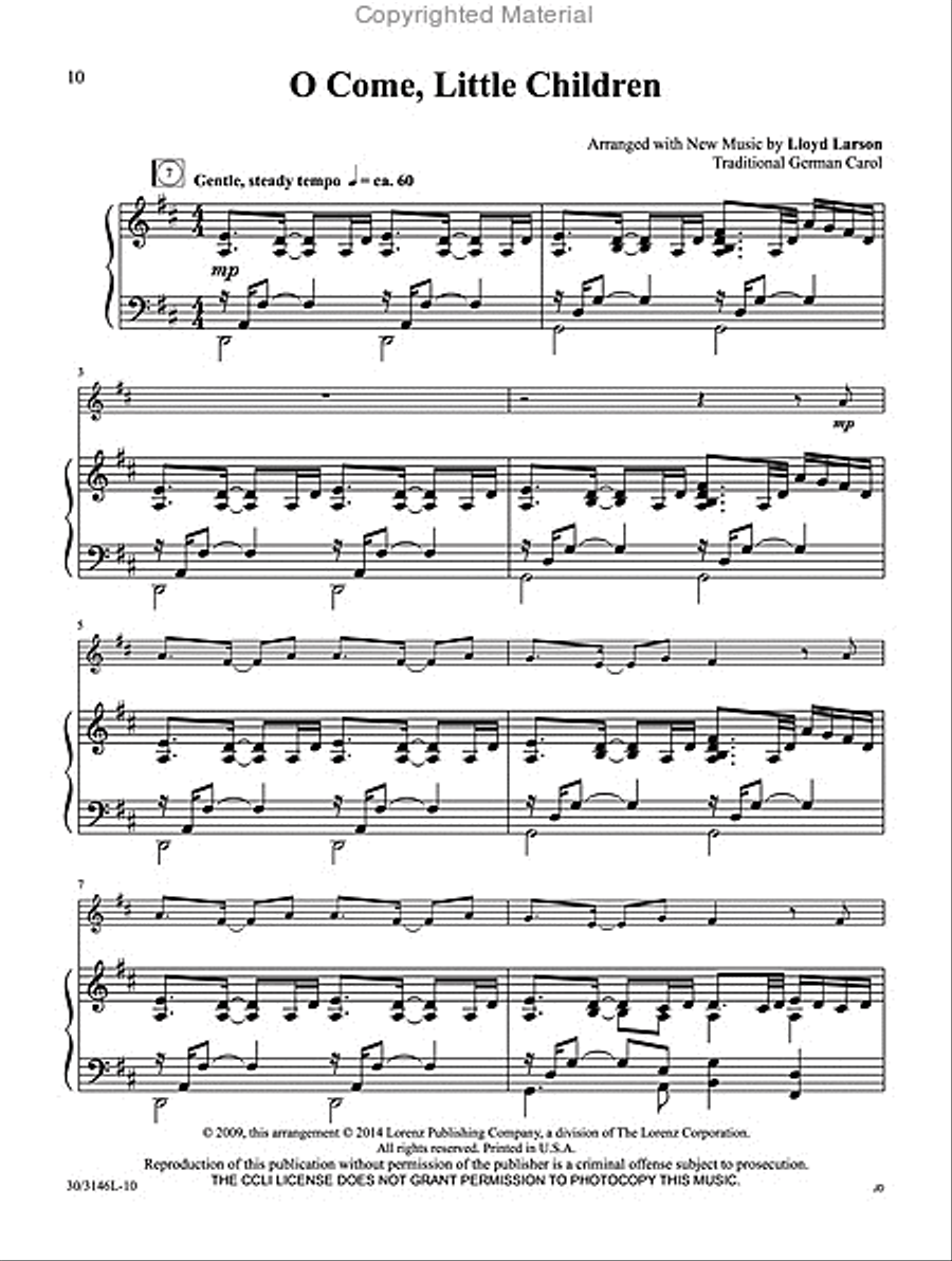 Christmas Winds Clarinet scores gallery preview page 8