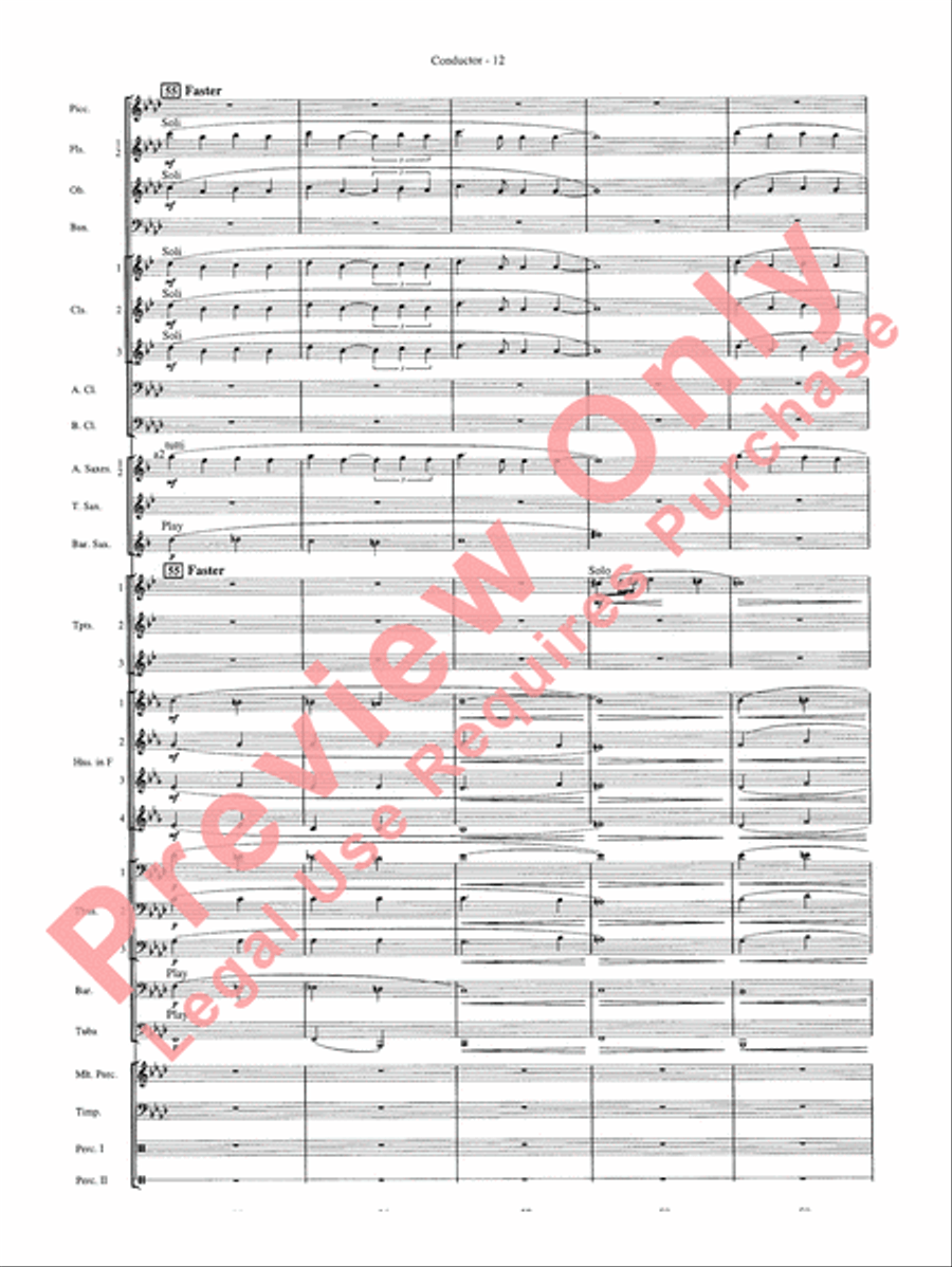 Gershwin! (Medley) Gershwin! (Medley) Concert Band scores gallery preview page 15