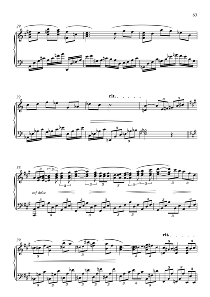 A. Scriabin piano concerto themes