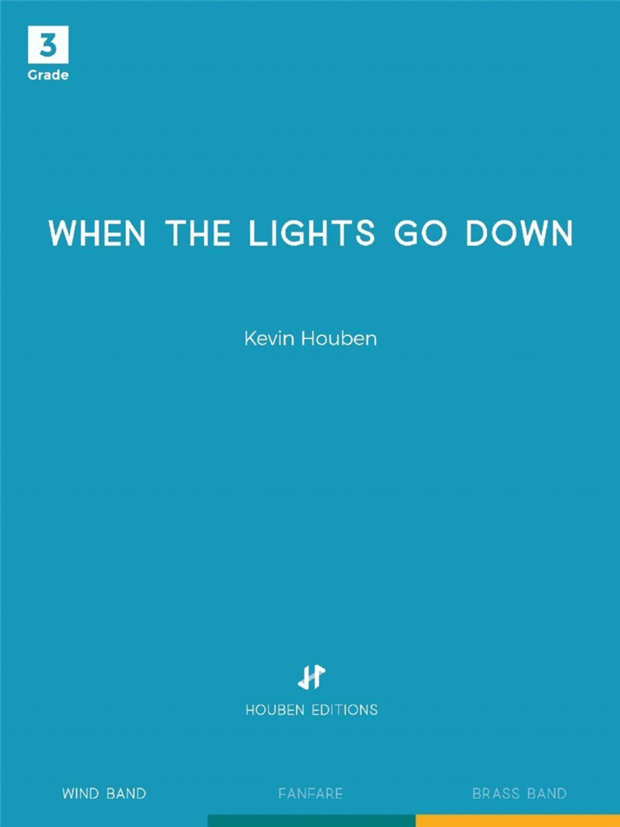 When the lights go down Concert Band scores gallery preview page 1
