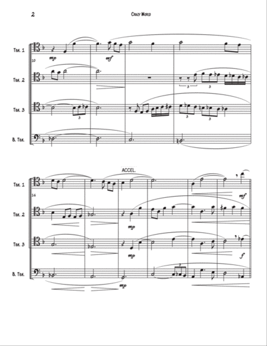 Crazy World Brass Ensemble scores gallery preview page 4