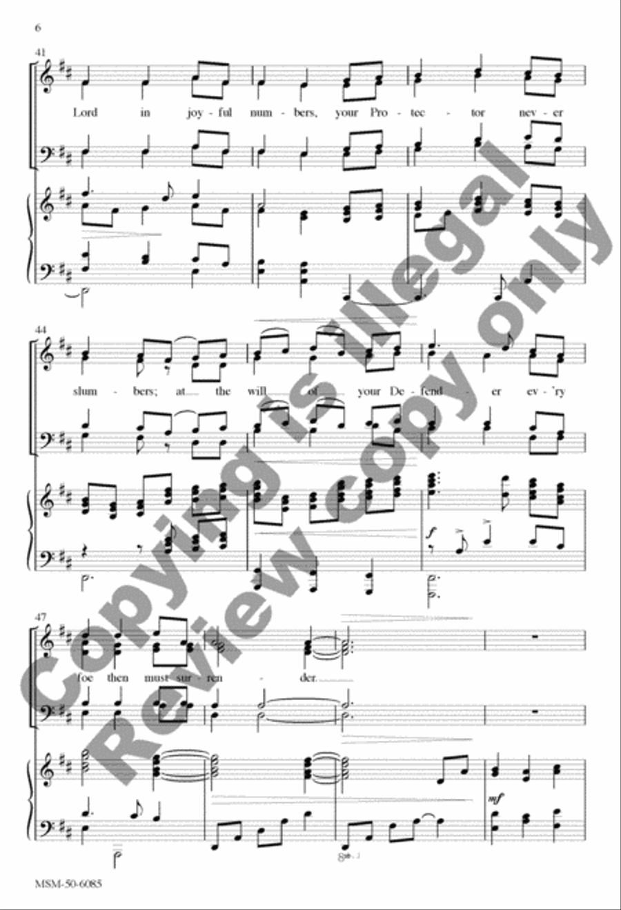 Children of the Heavenly Father 4-Part scores gallery preview page 6