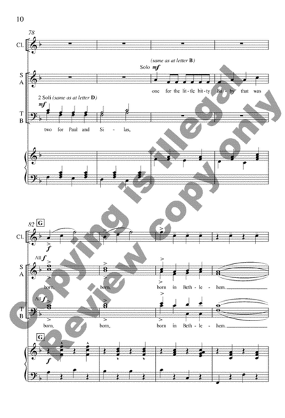 Born in Bethlehem (Choral Score) image number null