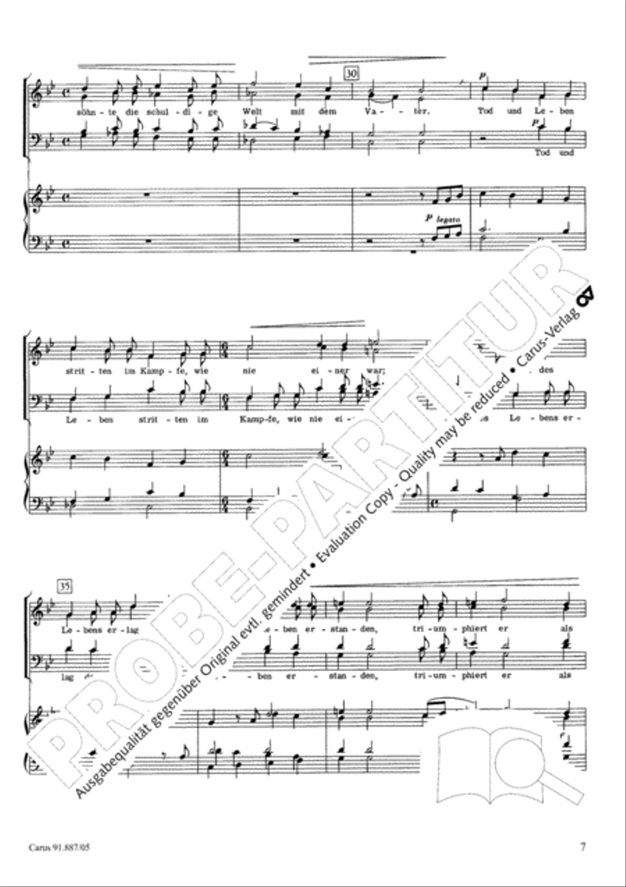 Ostersonntag 4-Part scores gallery preview page 8