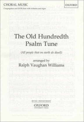 Book cover for The Old Hundredth Psalm Tune