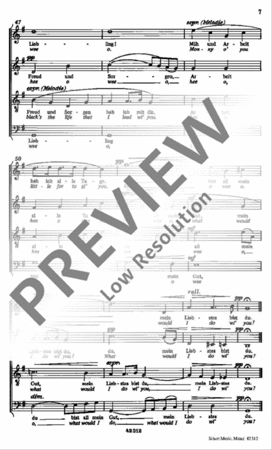 4 British Folk Songs 4 British Folk Songs 4-Part scores gallery preview page 8