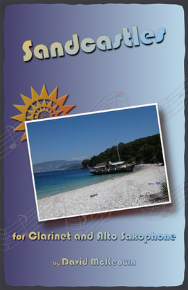 Book cover for Sandcastles for Clarinet and Alto Saxophone Duet