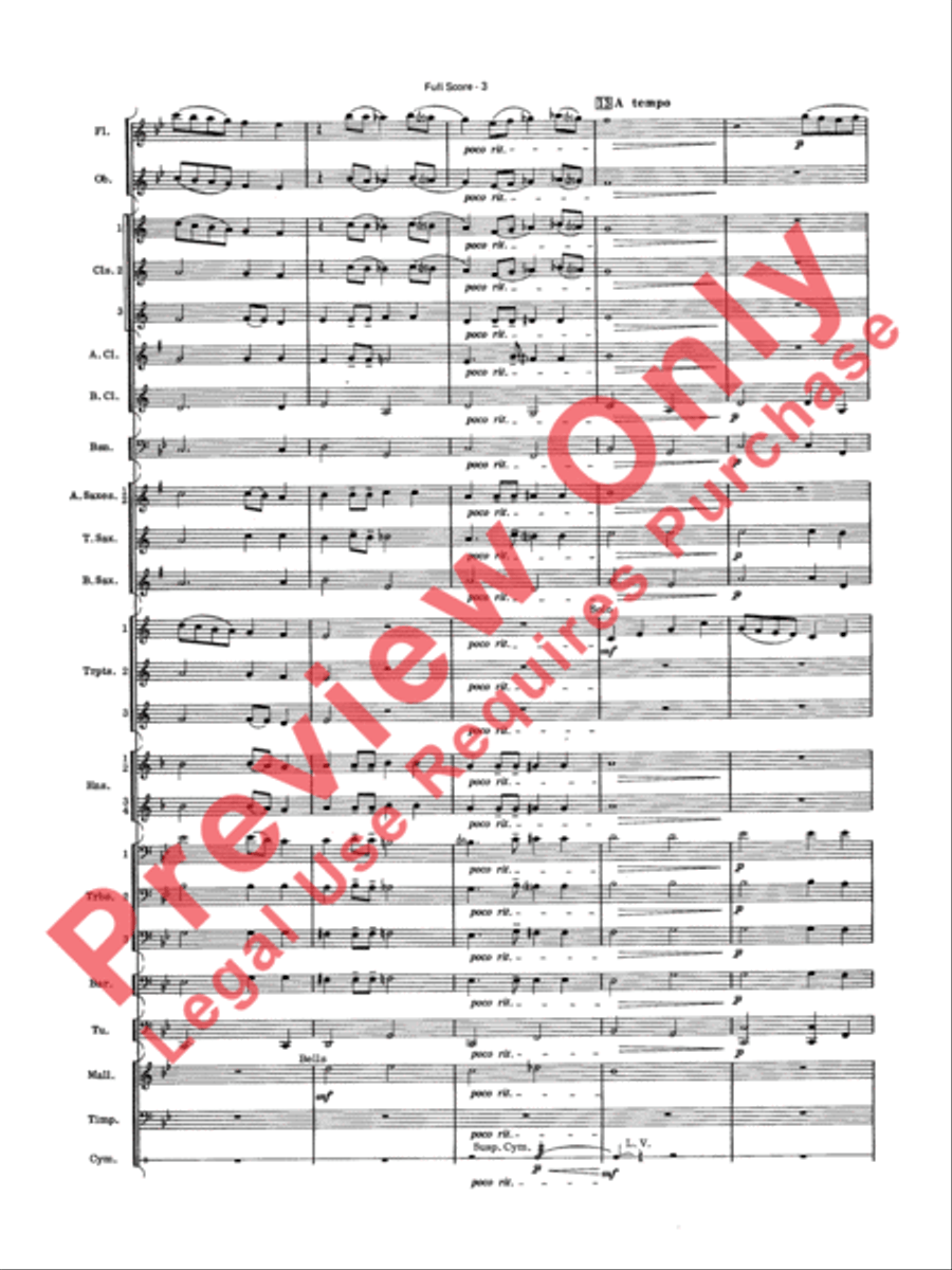 Have Yourself a Merry Little Christmas Concert Band scores gallery preview page 5