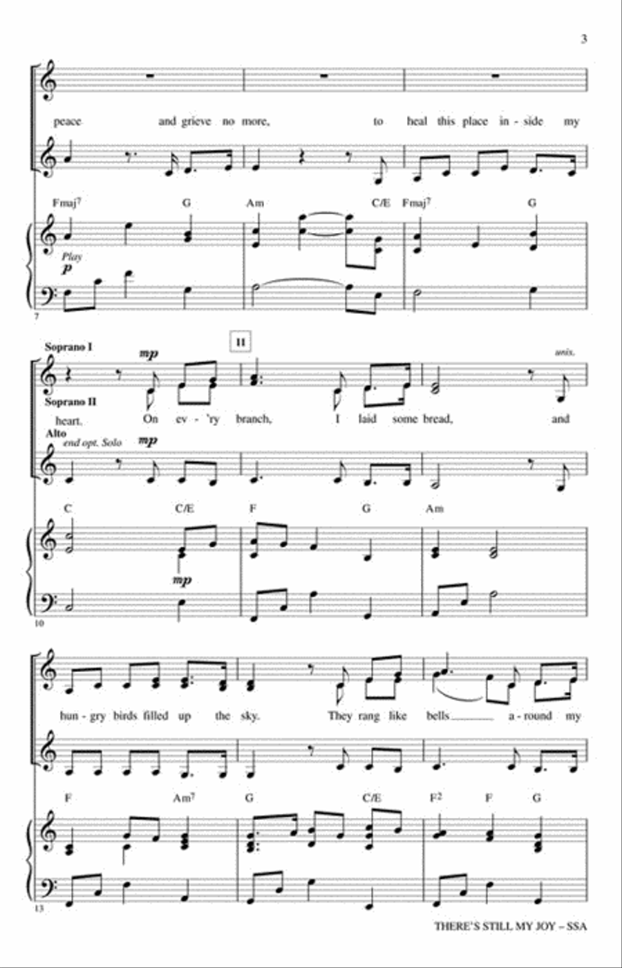 There's Still My Joy SSA scores gallery preview page 3