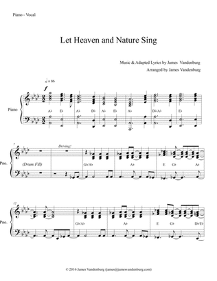 Let Heaven and Nature Sing ("A New Thought for Choirs" edition)