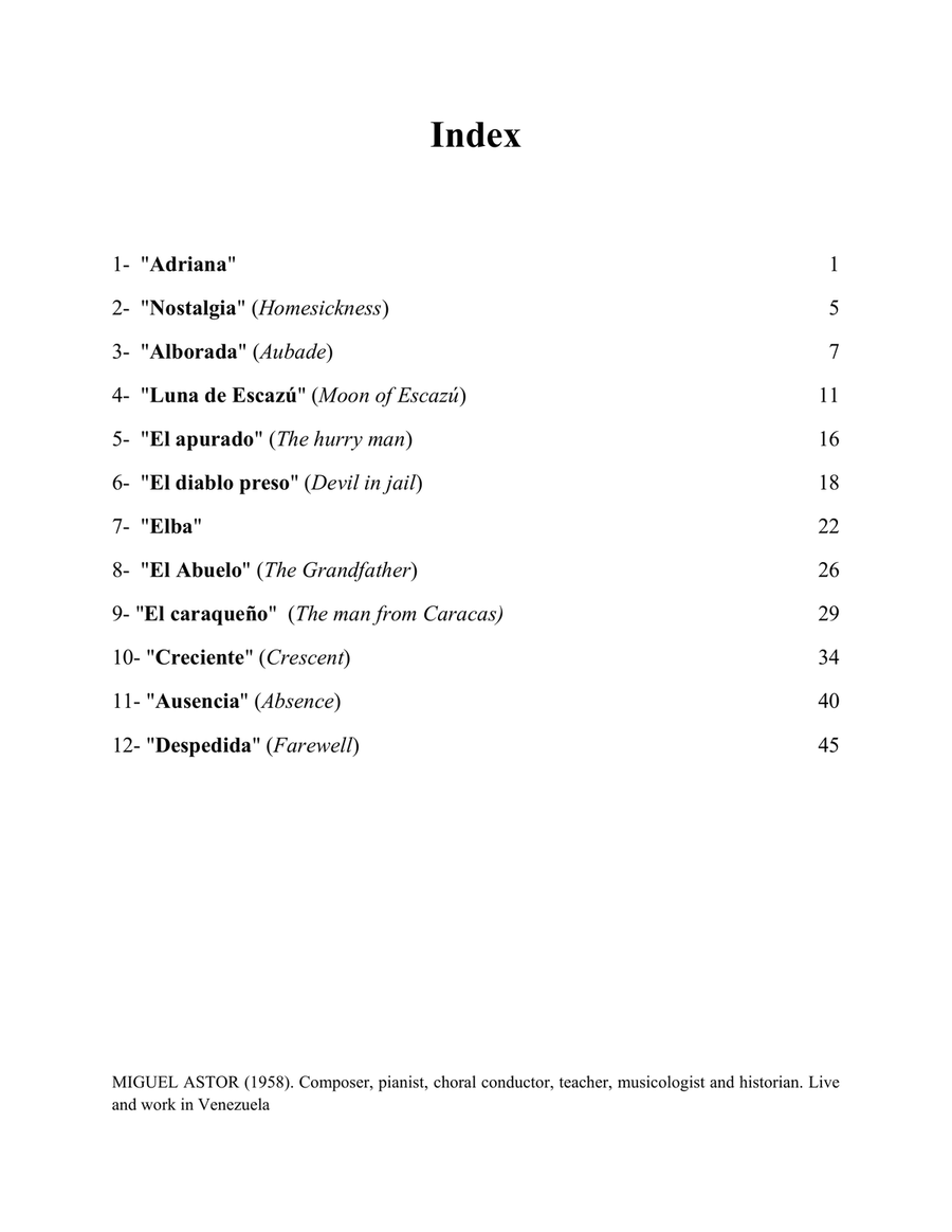 12 Valses Venezolanos Piano Solo scores gallery preview page 2
