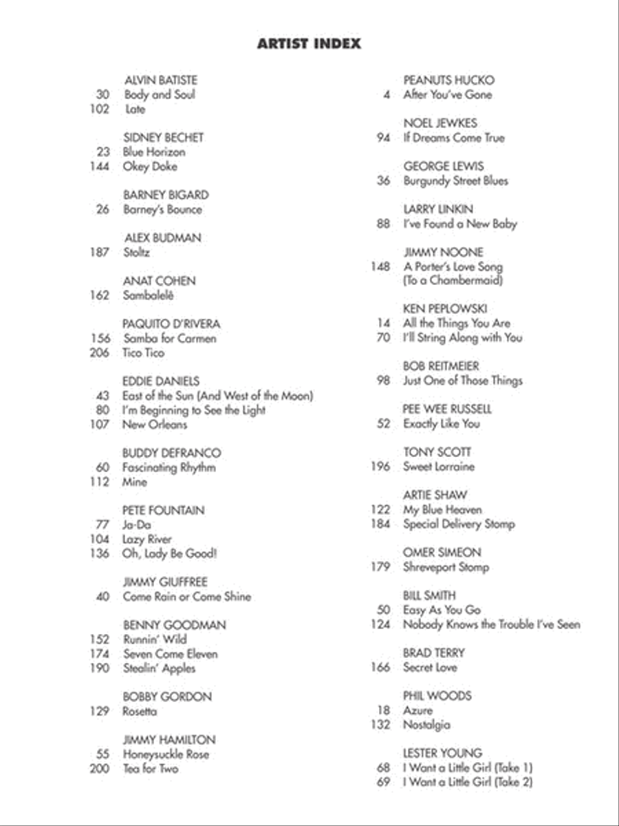 Clarinet Omnibook for B-flat Instruments Clarinet Solo scores gallery preview page 3