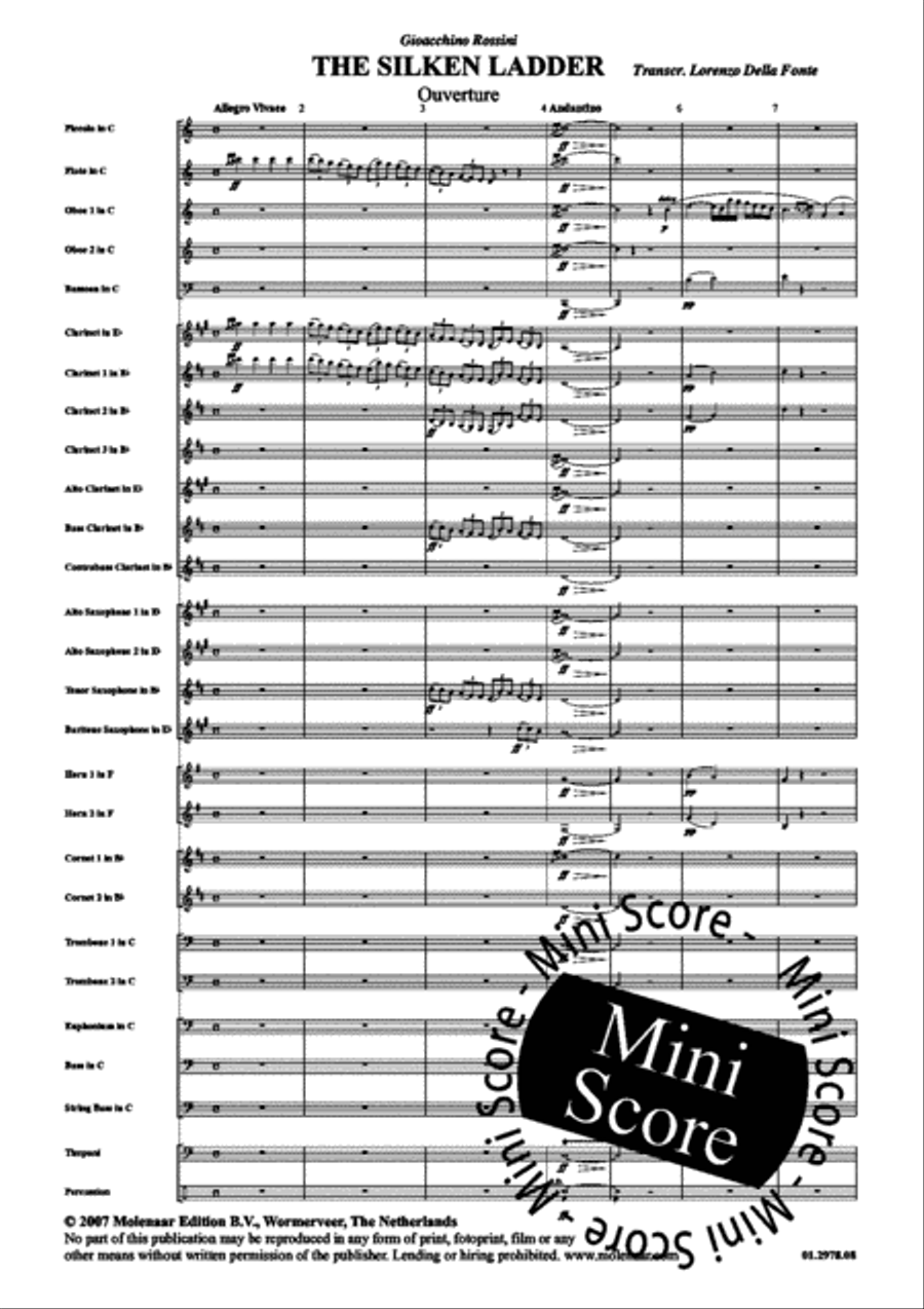 The Silken Ladder Concert Band scores gallery preview page 5