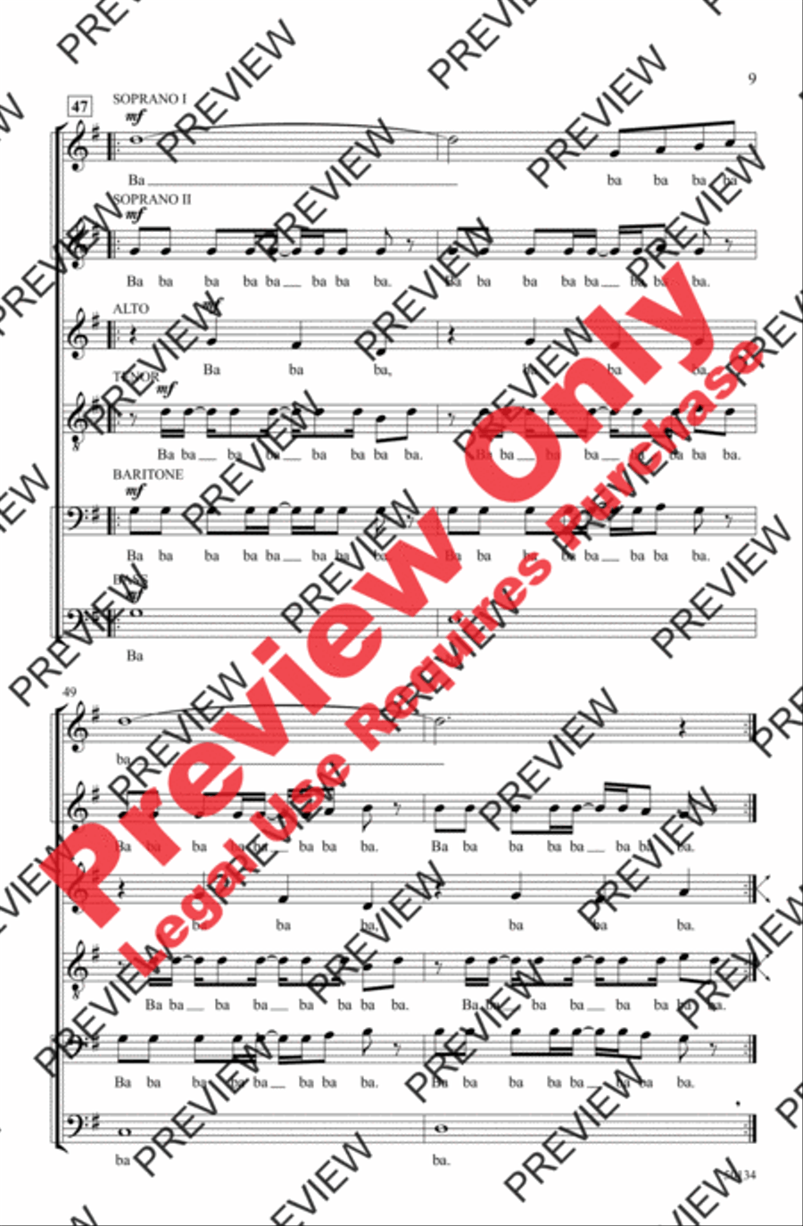 Pulse 4-Part scores gallery preview page 9