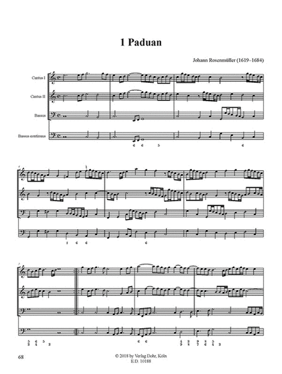 Instrumentalmusik in Drucken I: Paduanen, Studenten-Music u.a.