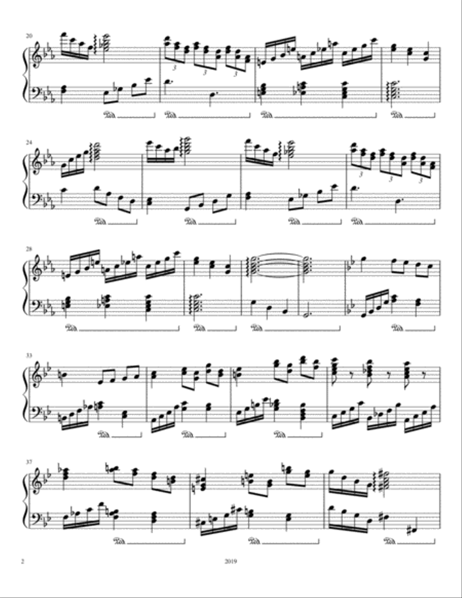 Piano Amore VIII Piano Solo scores gallery preview page 2