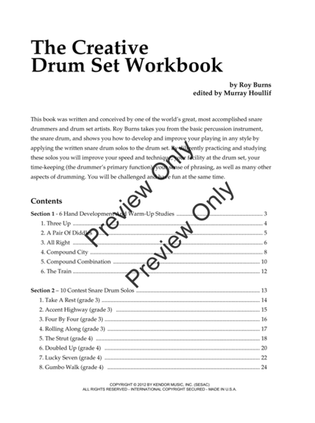 Creative Drum Set Workbook, The