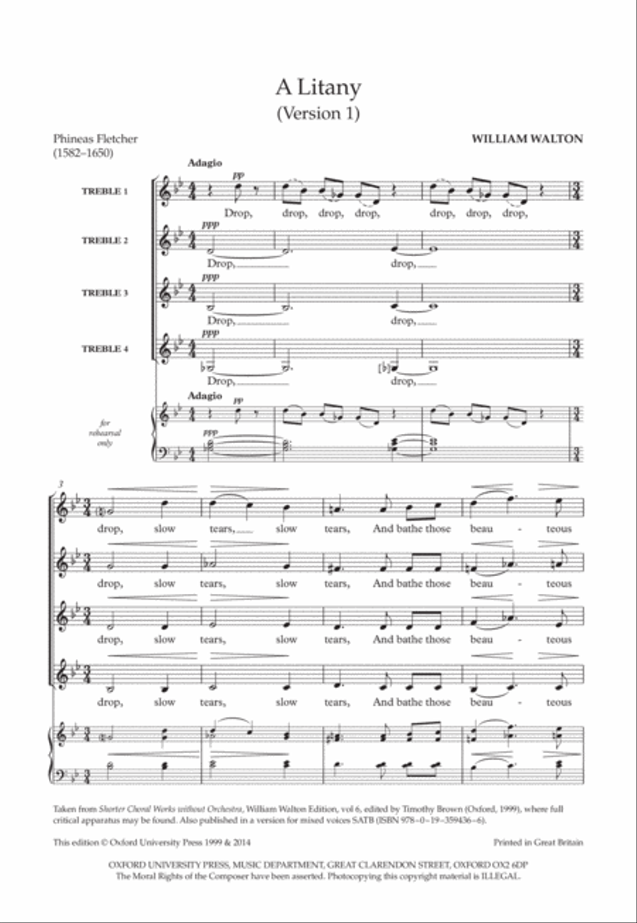 A Litany A Cappella scores gallery preview page 2