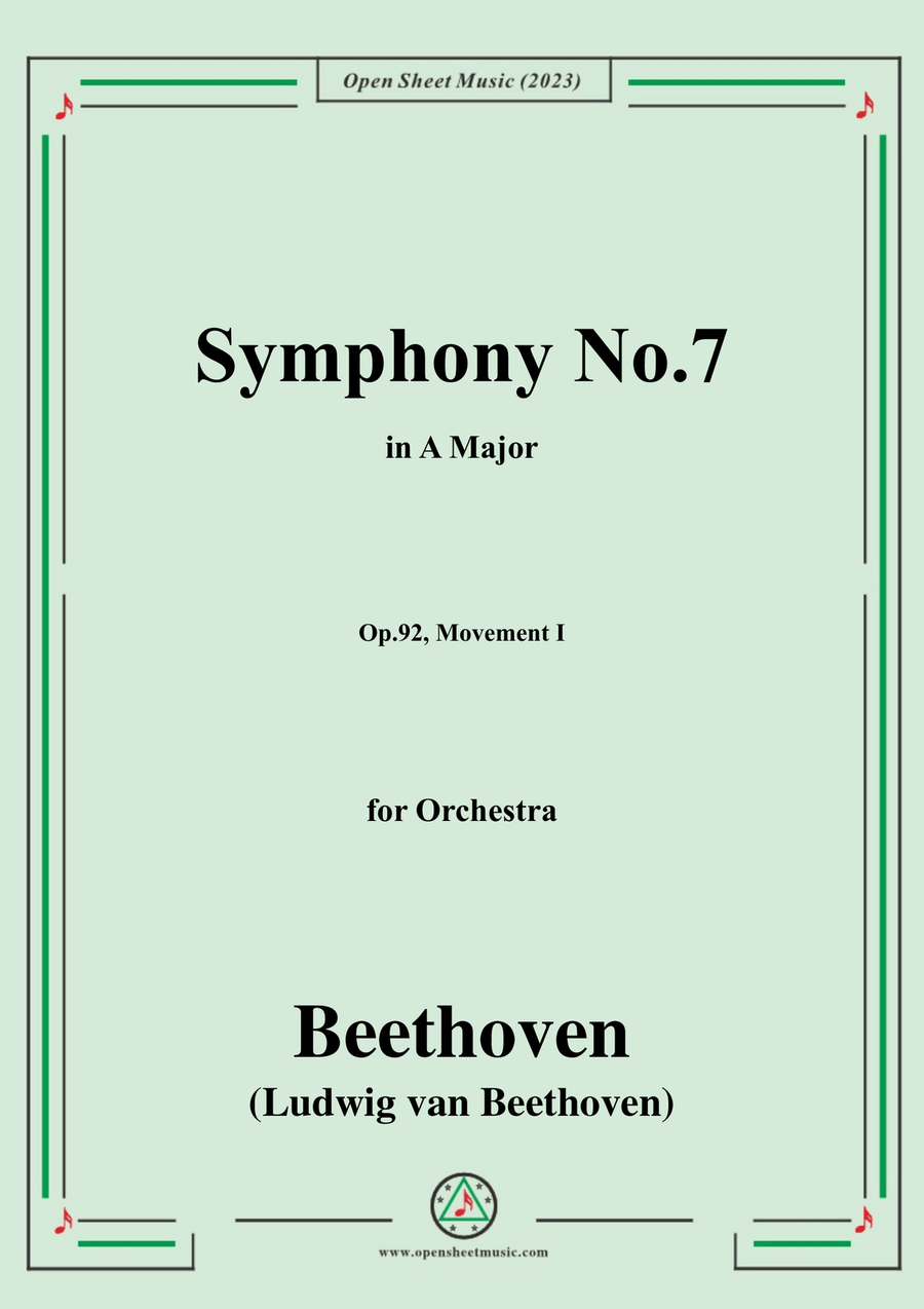 Beethoven-Symphony No.7,Op.92,Movement I