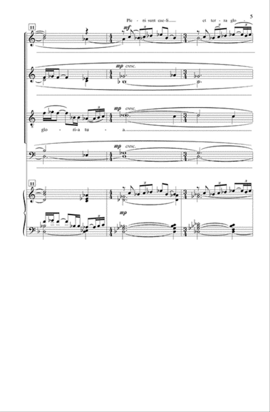 Sanctus (London) Divisi scores gallery preview page 4