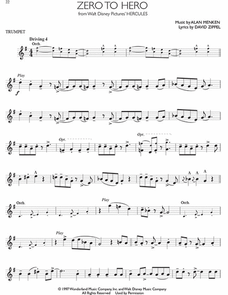 Disney Solos for Trumpet image number null