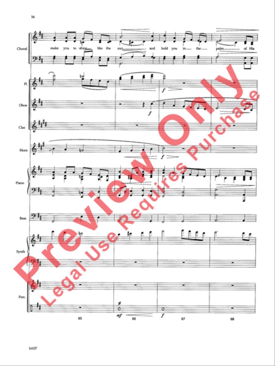 On Eagle's Wings On Eagle's Wings Choir scores gallery preview page 39