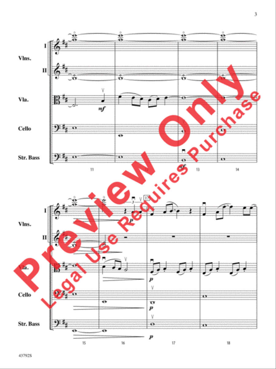 I Don't Want to Miss a Thing String Orchestra scores gallery preview page 22