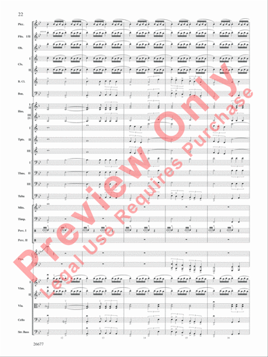 Star Wars Epic -- Part II, Suite from the Full Orchestra scores gallery preview page 23
