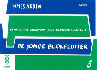 Book cover for De Jonge Blokfluiter 5