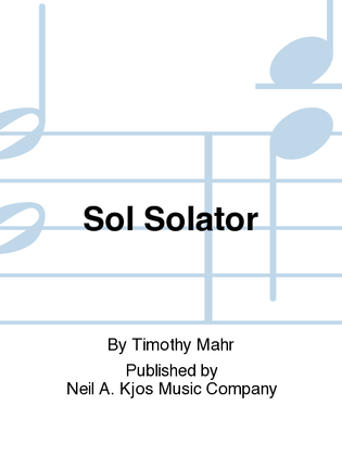 Book cover for Sol Solator
