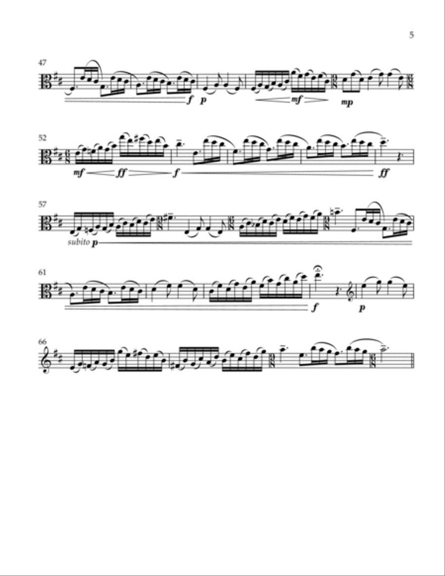 The Red Shoes Viola scores gallery preview page 5