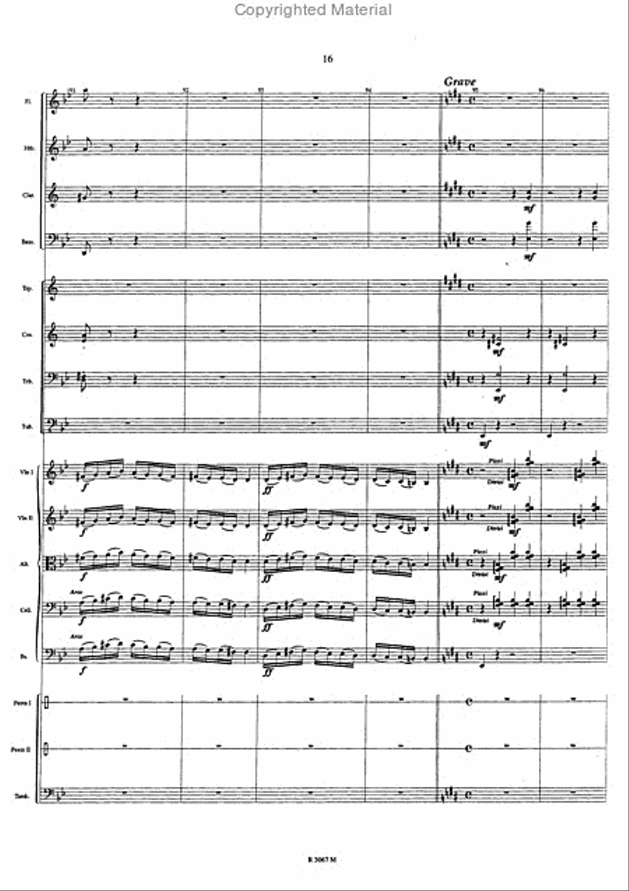 Ouverture sur des thèmes bosniaques Orchestra scores gallery preview page 17