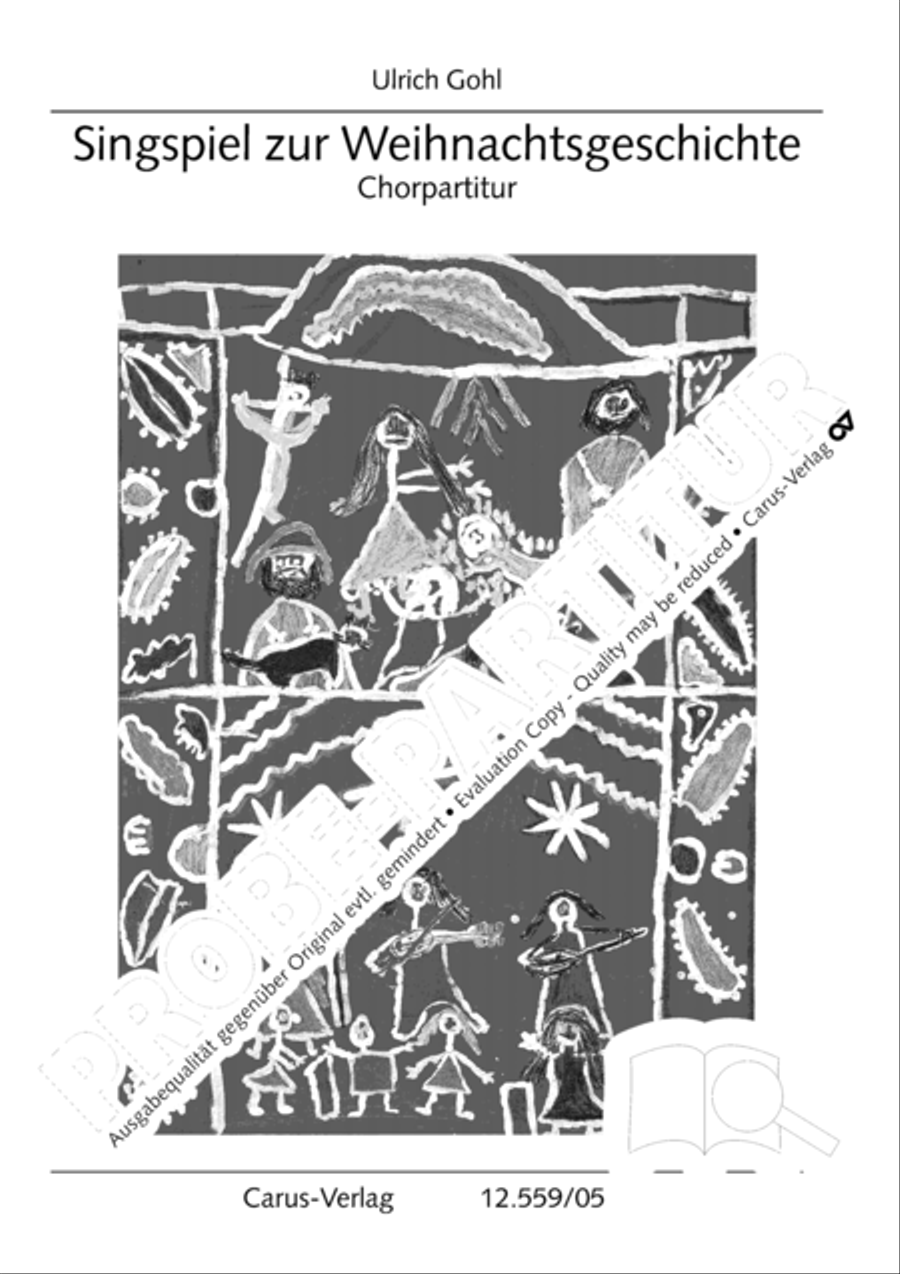 Singspiel zur Weihnachtsgeschichte Children's Choir scores gallery preview page 2