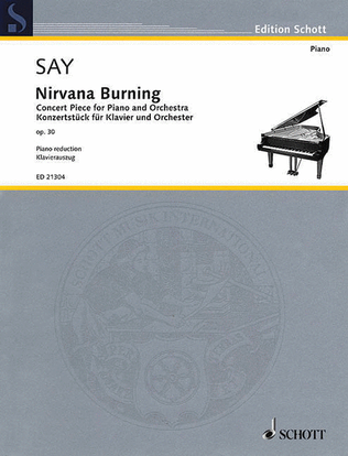 Book cover for Nirvana Burning, Op. 30 Concert Piece Piano Reduction For 2 Pianos