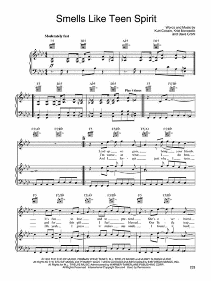 The Most Requested Songs of the '90s Piano, Vocal, Guitar scores gallery preview page 4