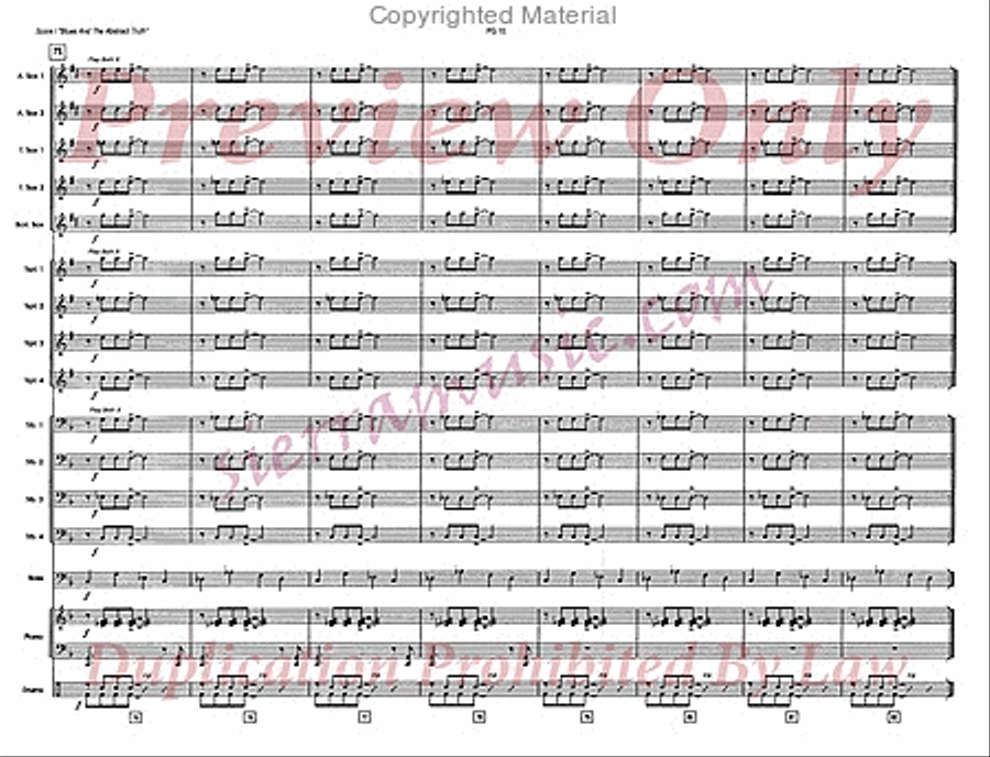 Blues And The Abstract Truth Big Band scores gallery preview page 11